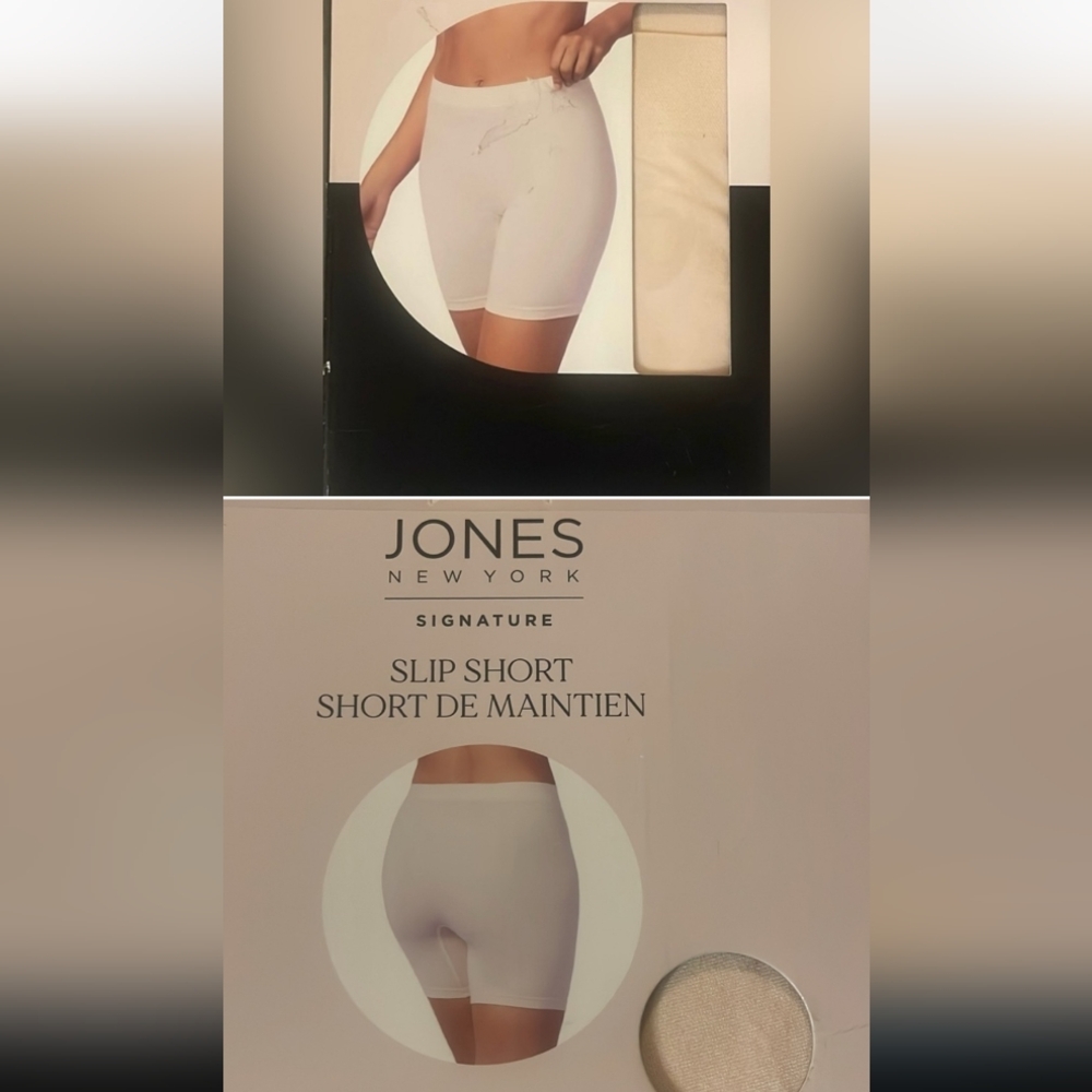L: 1 🖤 Pair Jones New York Slip Short